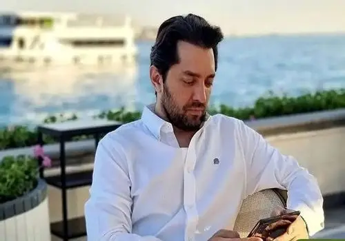  نگاه خیره بهرام رادان و یک کانگورو به افق+عکس