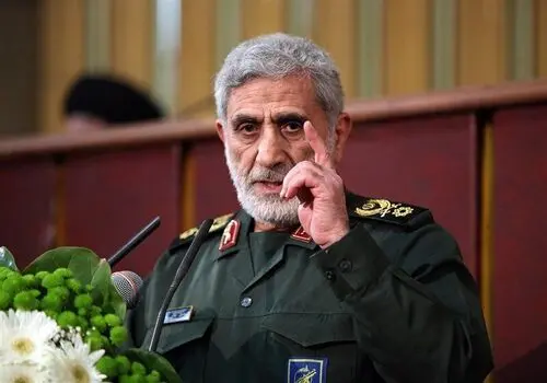 جدیدترین عکس از سردار قاآنی در یک مراسم