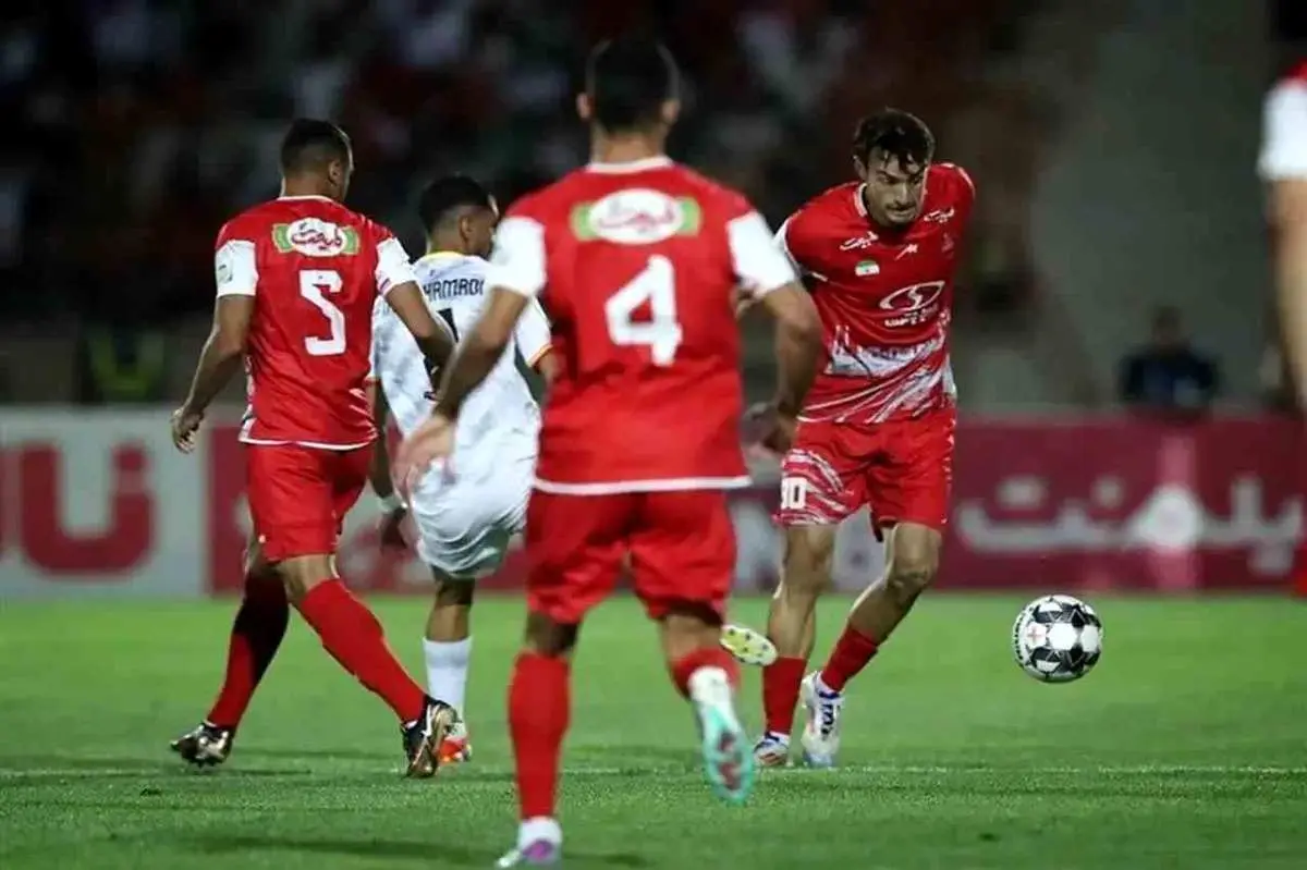 خلاصه بازی نساجی - پرسپولیس + حواشی و گل ها