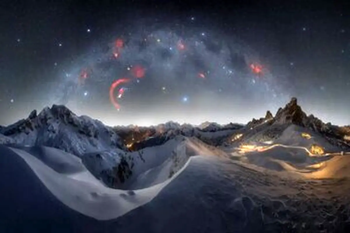 برترین تصاویر ۲۰۲۴ از کهکشان راه شیری/ گزارش تصویری