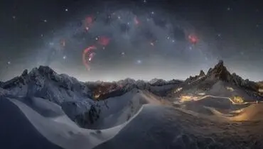 برترین تصاویر ۲۰۲۴ از کهکشان راه شیری/ گزارش تصویری