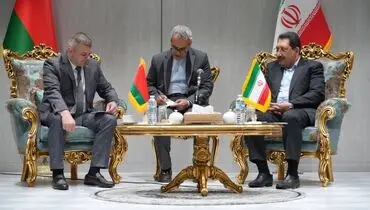 دیدار وزیر صمت و همتای بلاروسی در حاشیه هجدهمین اجلاس کمیسیون مشترک همکاری‌های ایران و بلاروس
