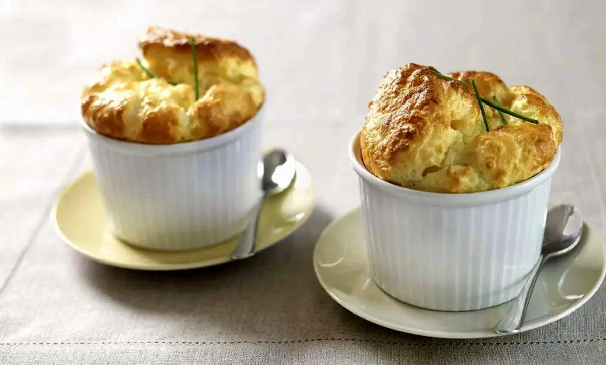 سوفله پنیر و تره‌فرنگی؛ دستور تهیه خوشمزه و ساده

