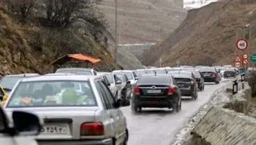 ترافیک سنگین در محورهای شمالی کشور