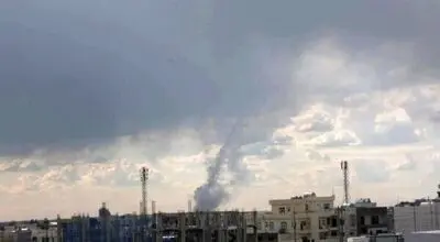 حمله پهپادی به دفتر مسرور بارزانی در اربیل+ عکس