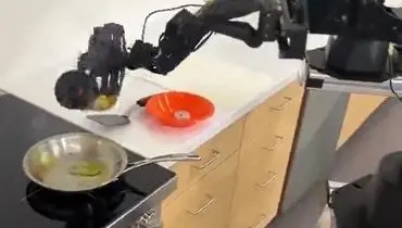  رونمایی از رقیب خانم ها در آشپزخانه؛ این ربات جالب می تواند آشپزی کند!+ فیلم