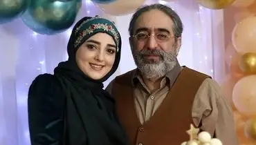 ژست عاشقانه زوج مشهور تلویزیون در یک قاب