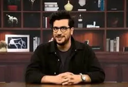 مهران مدیری آخرین مهمان برنامه‌ امیرحسین قیاسی/ عکس