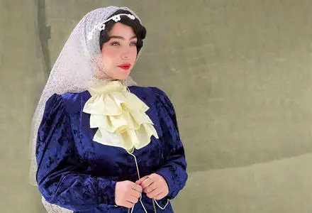 استایل متفاوت نیمتاجِ «بامداد خمار» با ترنچ‌کت مشکی + عکس