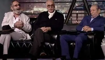 خاطره بامزخ فرهاد آئیش با آقای نصیریان/ویدیو 