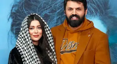 لباس متفاوت و خاص همسر امید معلم در جشن حافظ