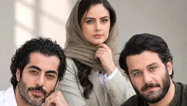 قاب دیدنی دو بازیگر سریال «بامداد خمار» در مراسم اکران+عکس