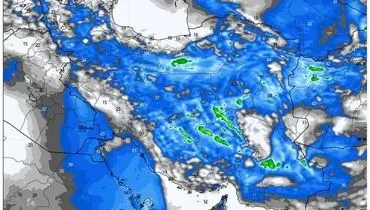 بارش برف و باران در ۷ استان کشور/ سامانه بارشی جدید در راه کشور است
