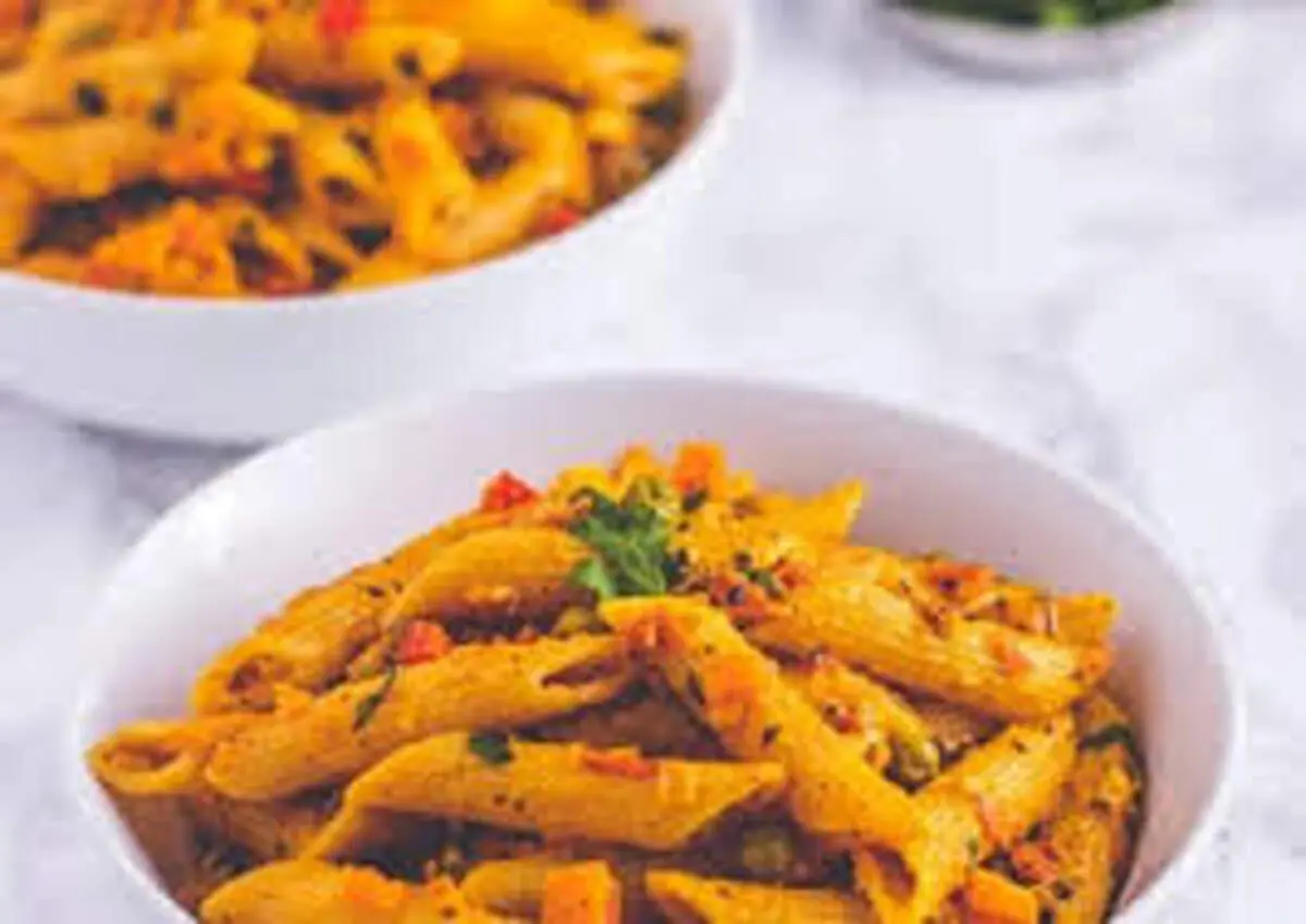 طرز تهیه پاستا ماسالا  هندی خوشمزه
