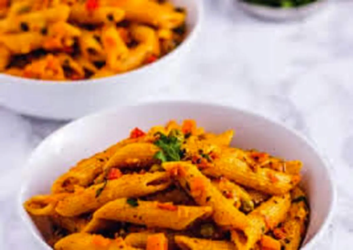 طرز تهیه پاستا ماسالا  هندی خوشمزه
