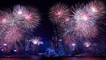 جشن کریسمس در لندن با پهپادها+ عکس