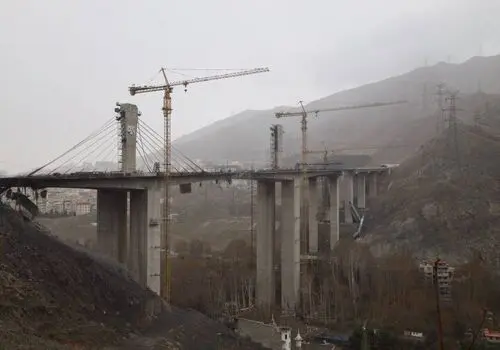 خبر جدید از  عملیات بازسازی پل B۱ کرج