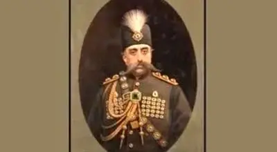 منظره برفی کاخ گلستان در زمان مظفرالدین‌شاه