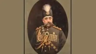 منظره برفی کاخ گلستان در زمان مظفرالدین‌شاه