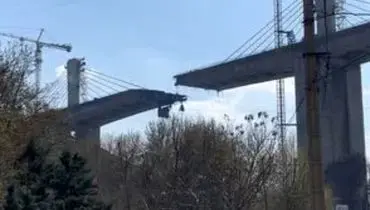 عکس واضح از موشکی که به پل B۱ کرج شلیک شد