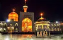 تصویر قدیمی از مراسم عزاداری عاشورا در حرم مطهر رضوی