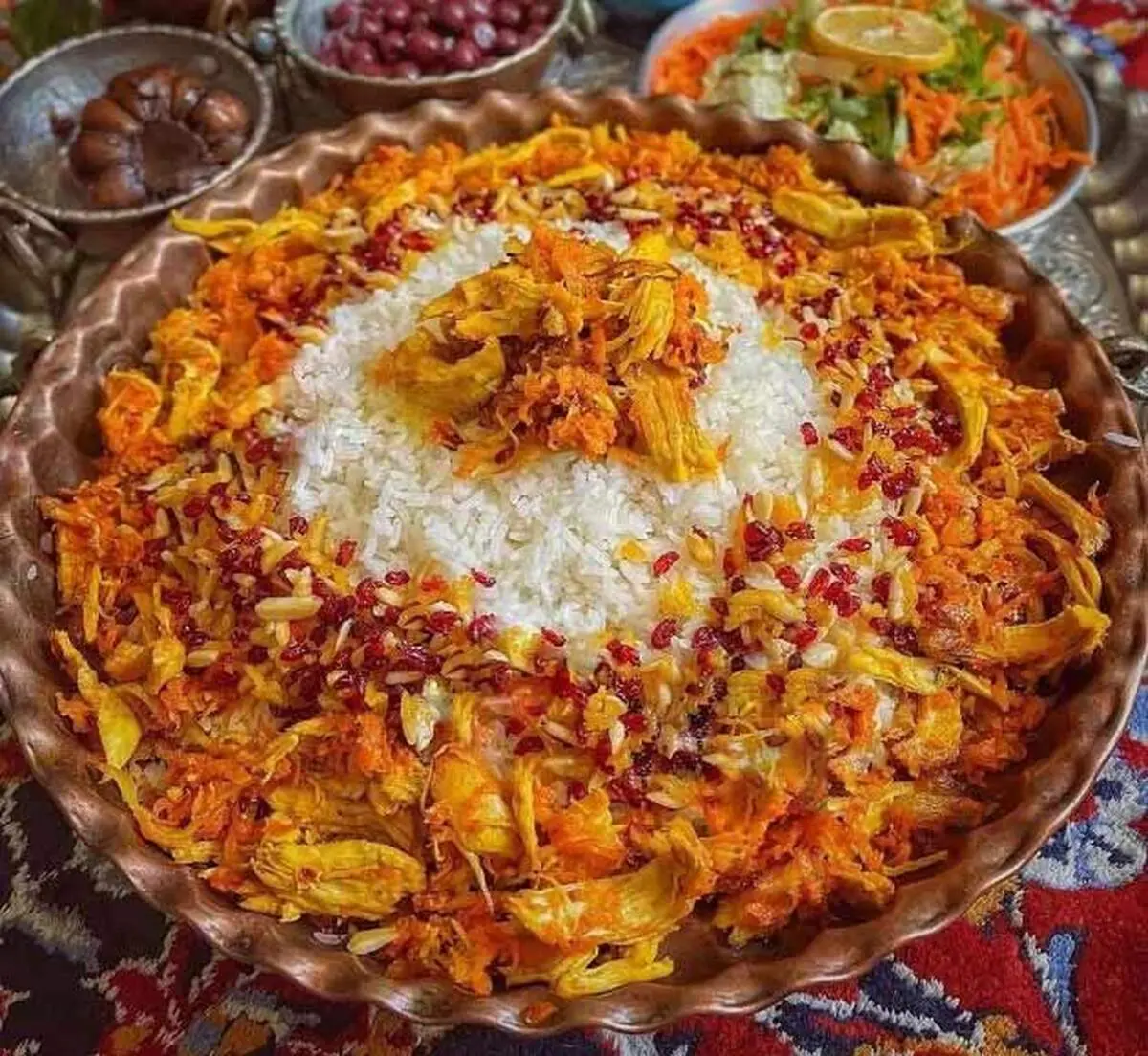 دستور تهیه هویج‌ پلو برای سحری

