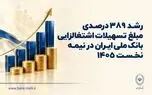 رشد ۳۸۹ درصدی مبلغ تسهیلات اشتغالزایی بانک ملی ایران در نیمه نخست ۱۴۰۵