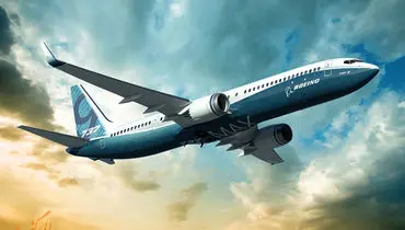 آتش گرفتن هواپیمای مسافربری بویینگ در آسمان کیش+ فیلم