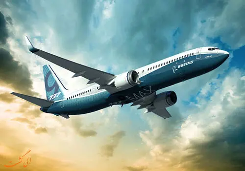 فرود زیبای یک هواپیمای مسافربری در فرودگاه مدرن کیش+ فیلم