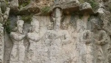 تخریب نقش نگاره بهرام دوم ساسانی با مواد منفجره+ عکس