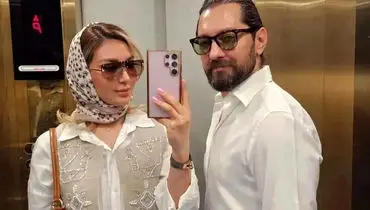همسر بهرام رادان با لباس هندی، اینستاگرام را ترکاند؛ استایل بالیوودی به مینا مختاری می‌آید؟!