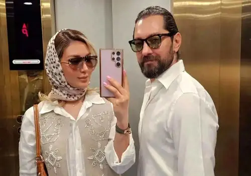 همسر بهرام رادان با لباس هندی، اینستاگرام را ترکاند؛ استایل بالیوودی به مینا مختاری می‌آید؟!