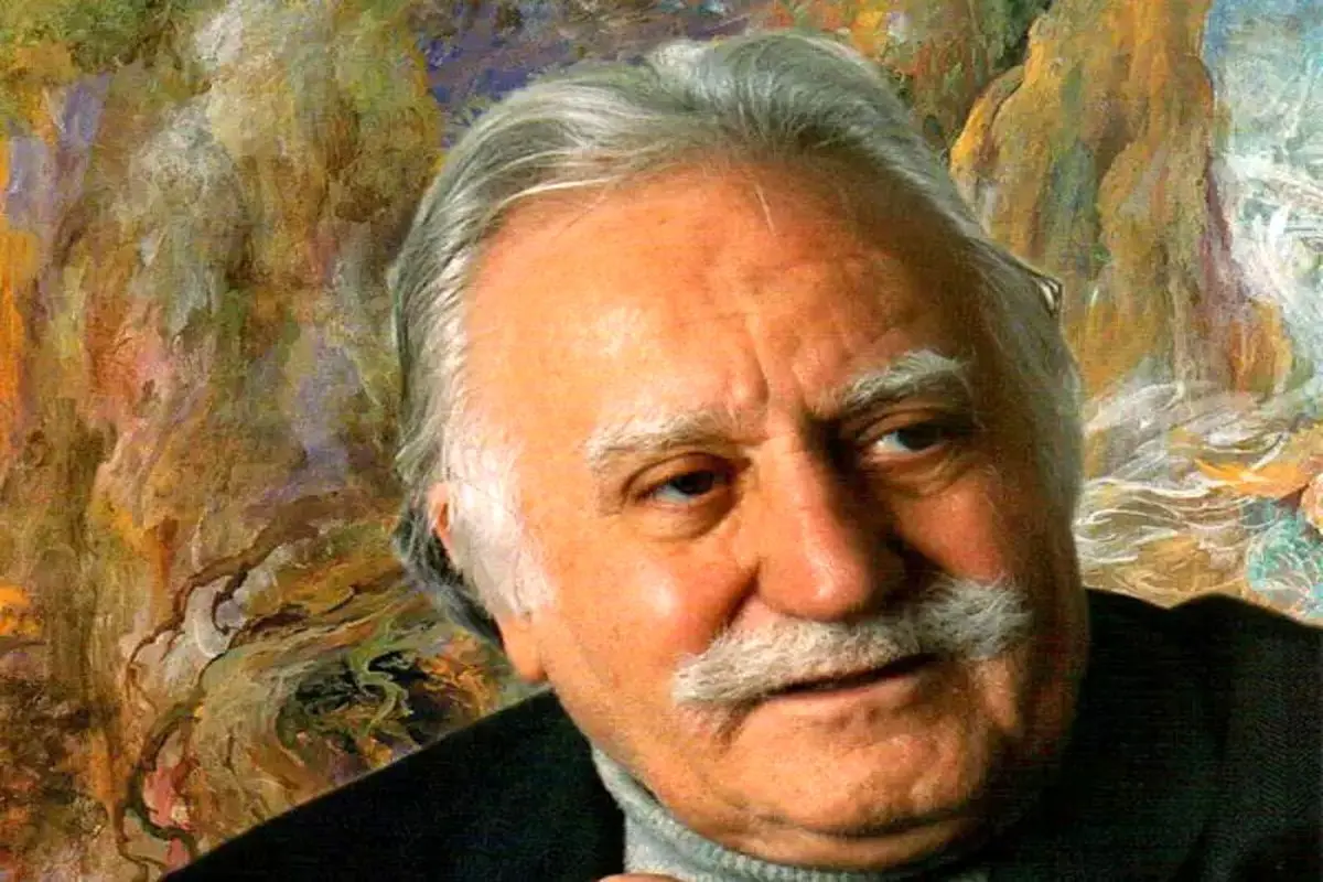 تصویری دیده نشده از استاد فرشچیان در کنار ظریف و مرحوم دعایی