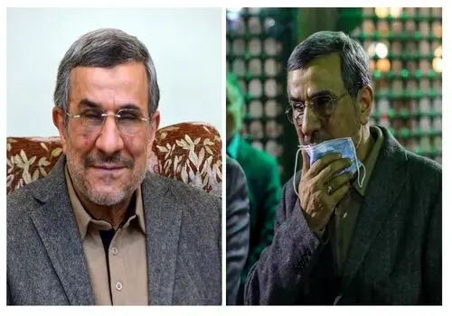 حضور احمدی نژاد در تشییع پیکر مرحوم حمید بهبهانی+ عکس