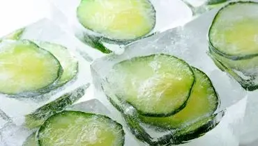 فواید عجیب خیار یخ زده برای پوست

