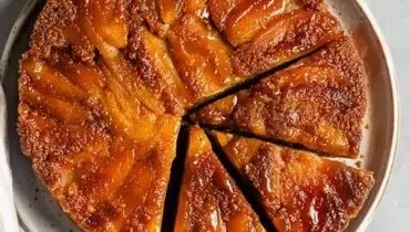 روش تهیه کیک سیب بدون کره مخصوص شب یلدا