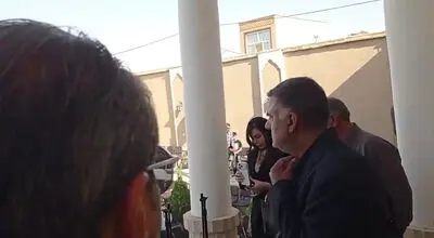 بازدید فرزندان خواجه امیری از خانه پدری وایرال شد + فیلم