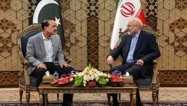 دیدار قالیباف با عاصم منیر در تهران 
