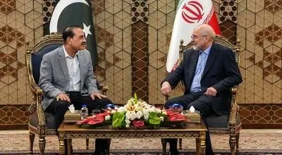 دیدار قالیباف با عاصم منیر در تهران 