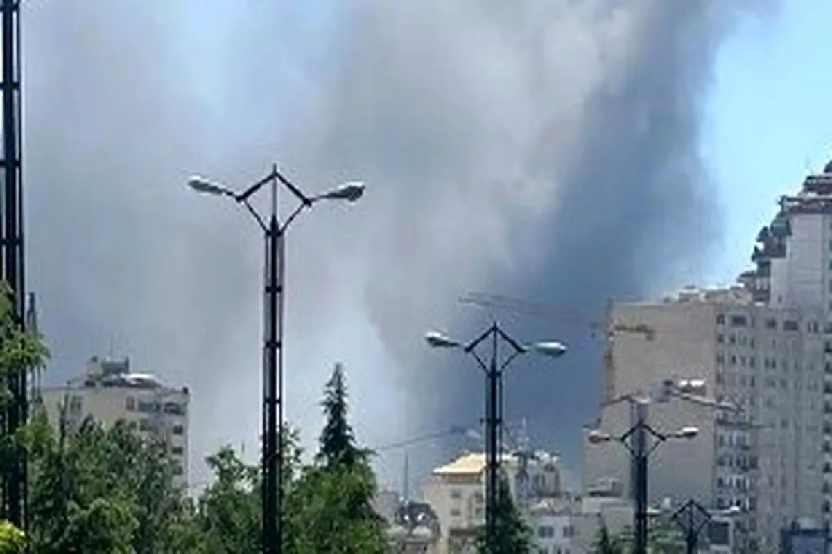 حمله اسرائیل به بلوار اندرزگو در تهران + عکس