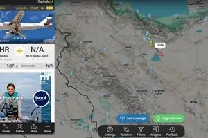 پرواز هواپیماهای مسافربری از مهرآباد به مقاصد نامعلوم