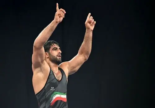  محمد هادی ساروی به عنوان مسلط‌ترین کشتی‌گیر سال 2024