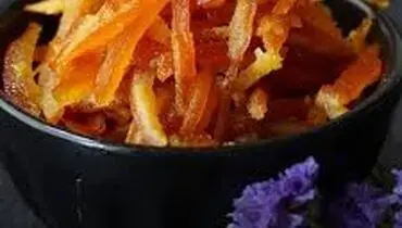 طرز تهیه خلال پوست پرتقال خانگی بدون تلخی
