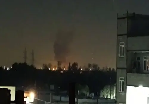 تصاویری از انفجارهای پیاپی امشب تهران
