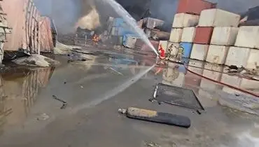 تصویر عامل انفجارهای زنجیره‌ای بندر شهید رجایی/ویدیو