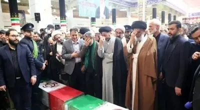 تشییع پیکر وزیر اطلاعات در قم برگزار شد +عکس