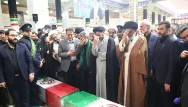 تشییع پیکر وزیر اطلاعات در قم برگزار شد +عکس