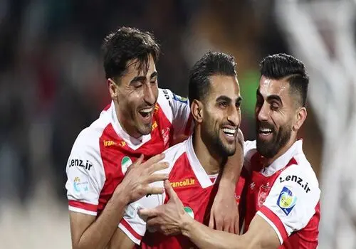 گل اول پرسپولیس به نساجی توسط شهاب زاهدی+ فیلم