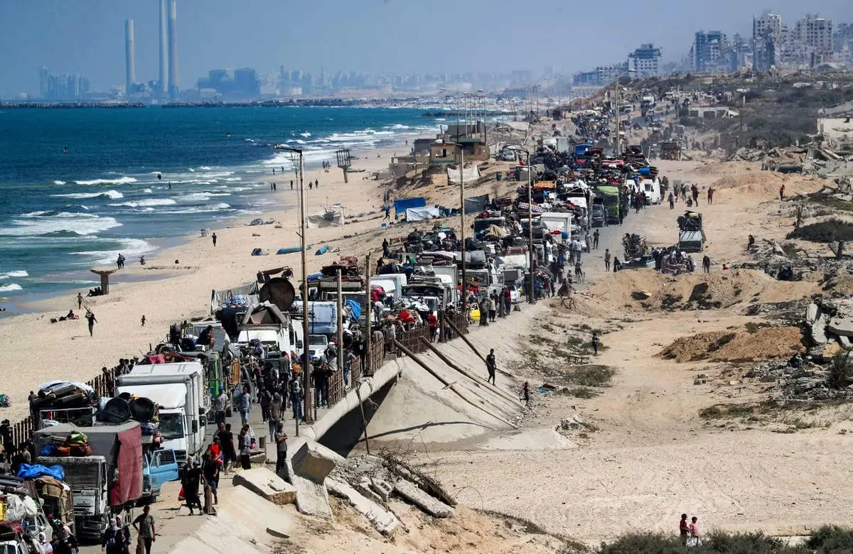 هزاران فلسطینی در پی دستورات تخلیه اسرائیل فرار کردند