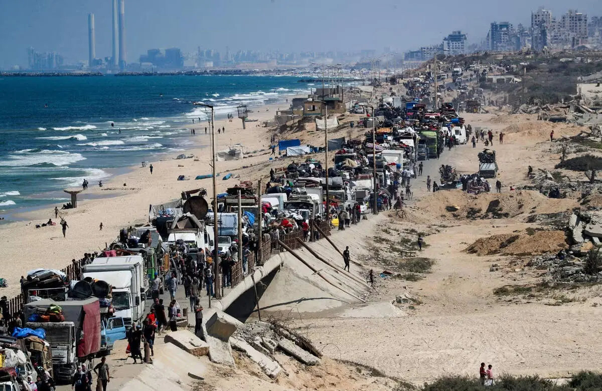 هزاران فلسطینی در پی دستورات تخلیه اسرائیل فرار کردند
